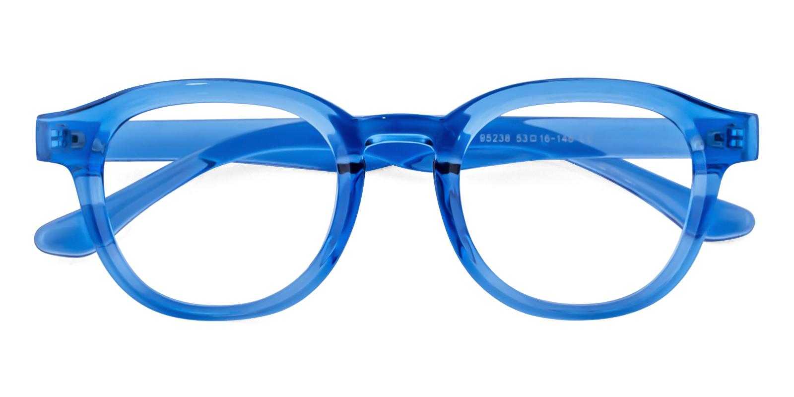 Laura Blue Acetate Eyeglasses , UniversalBridgeFit Frames from ABBE Glasses