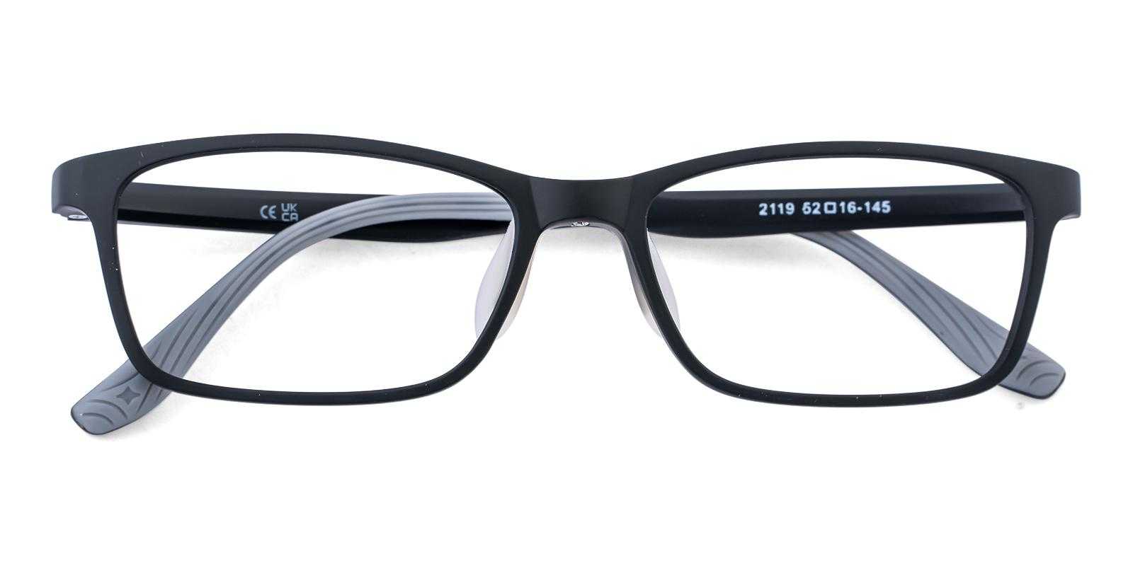 Talinum Black TR Eyeglasses , NosePads Frames from ABBE Glasses