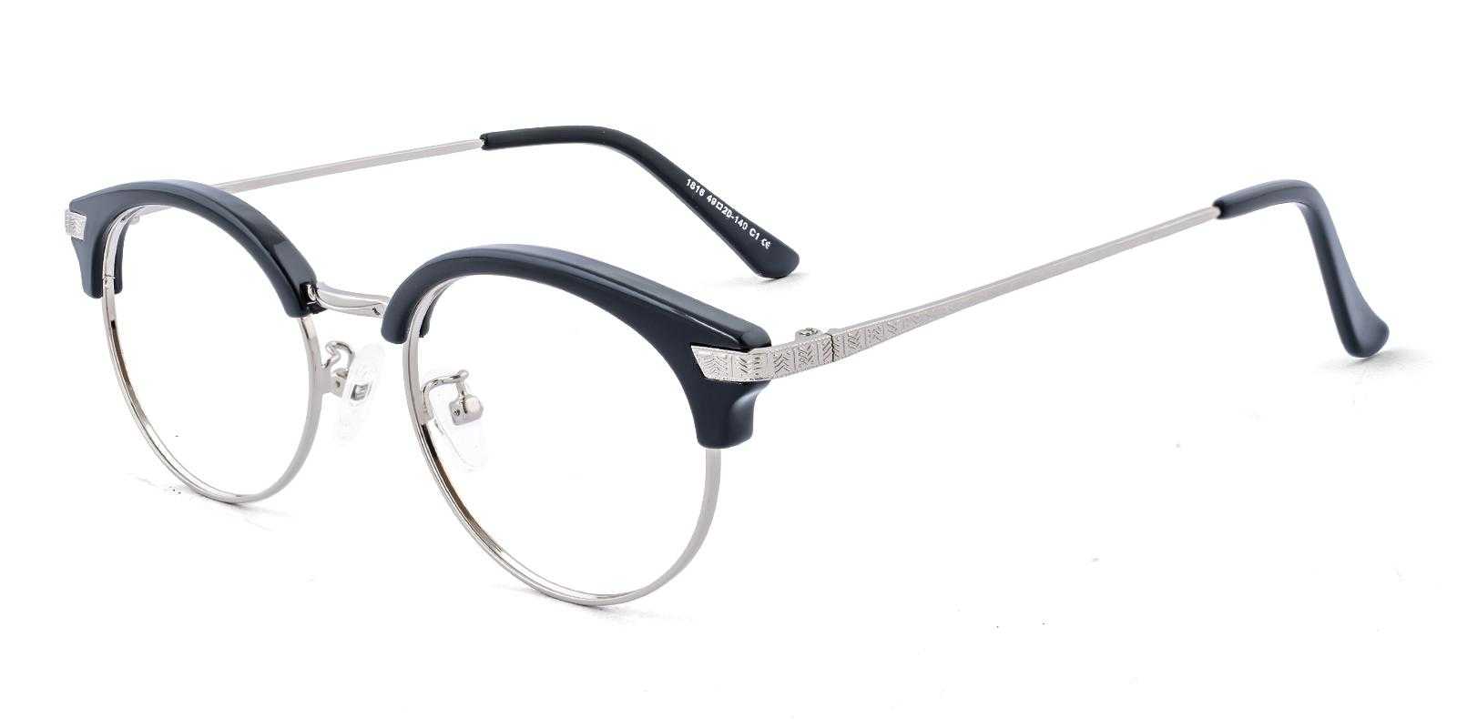 Lyanna Black Metal , TR Eyeglasses , NosePads Frames from ABBE Glasses