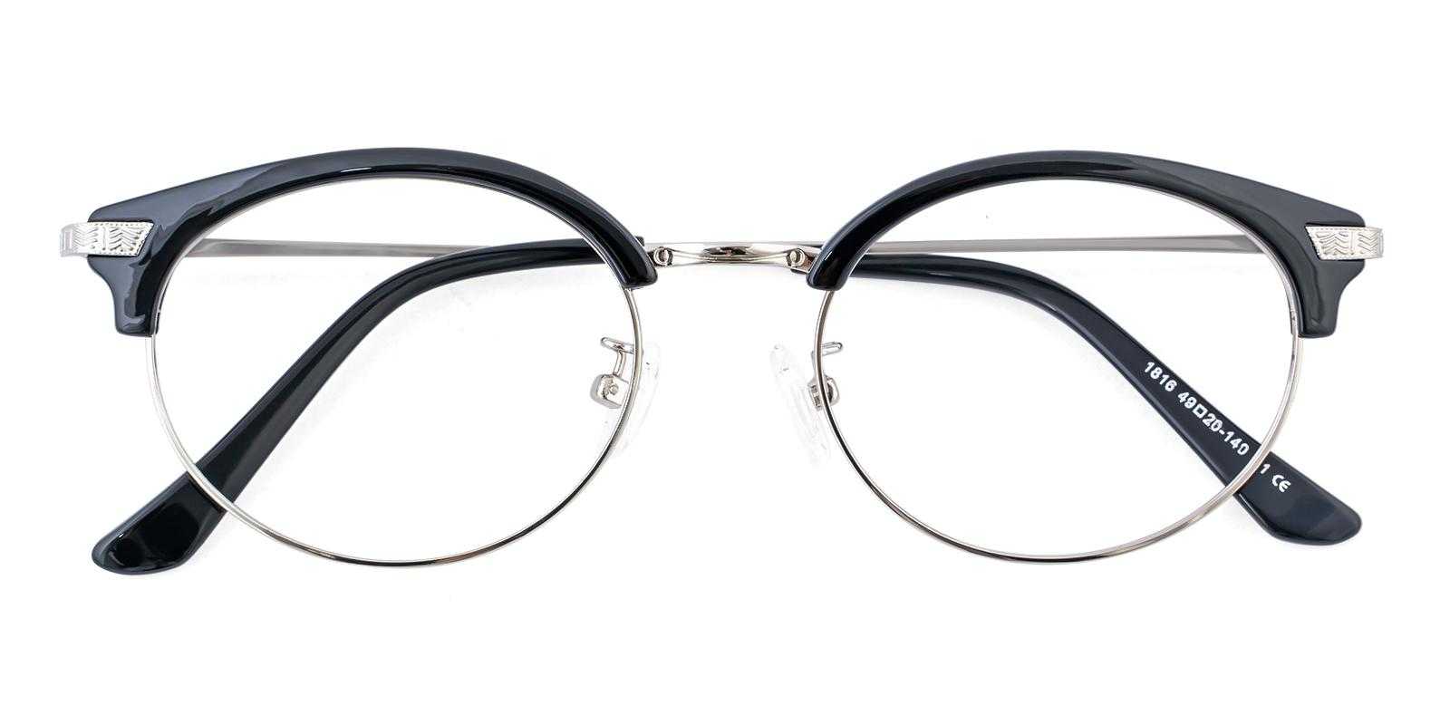 Lyanna Black Metal , TR Eyeglasses , NosePads Frames from ABBE Glasses