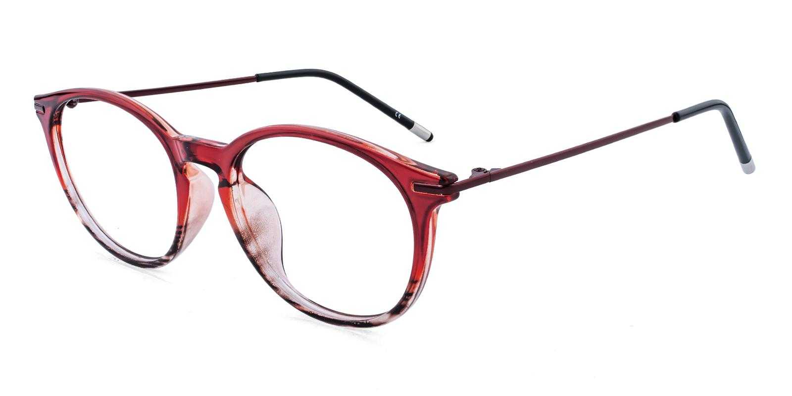 Yessia Red TR Eyeglasses , UniversalBridgeFit , Lightweight Frames from ABBE Glasses