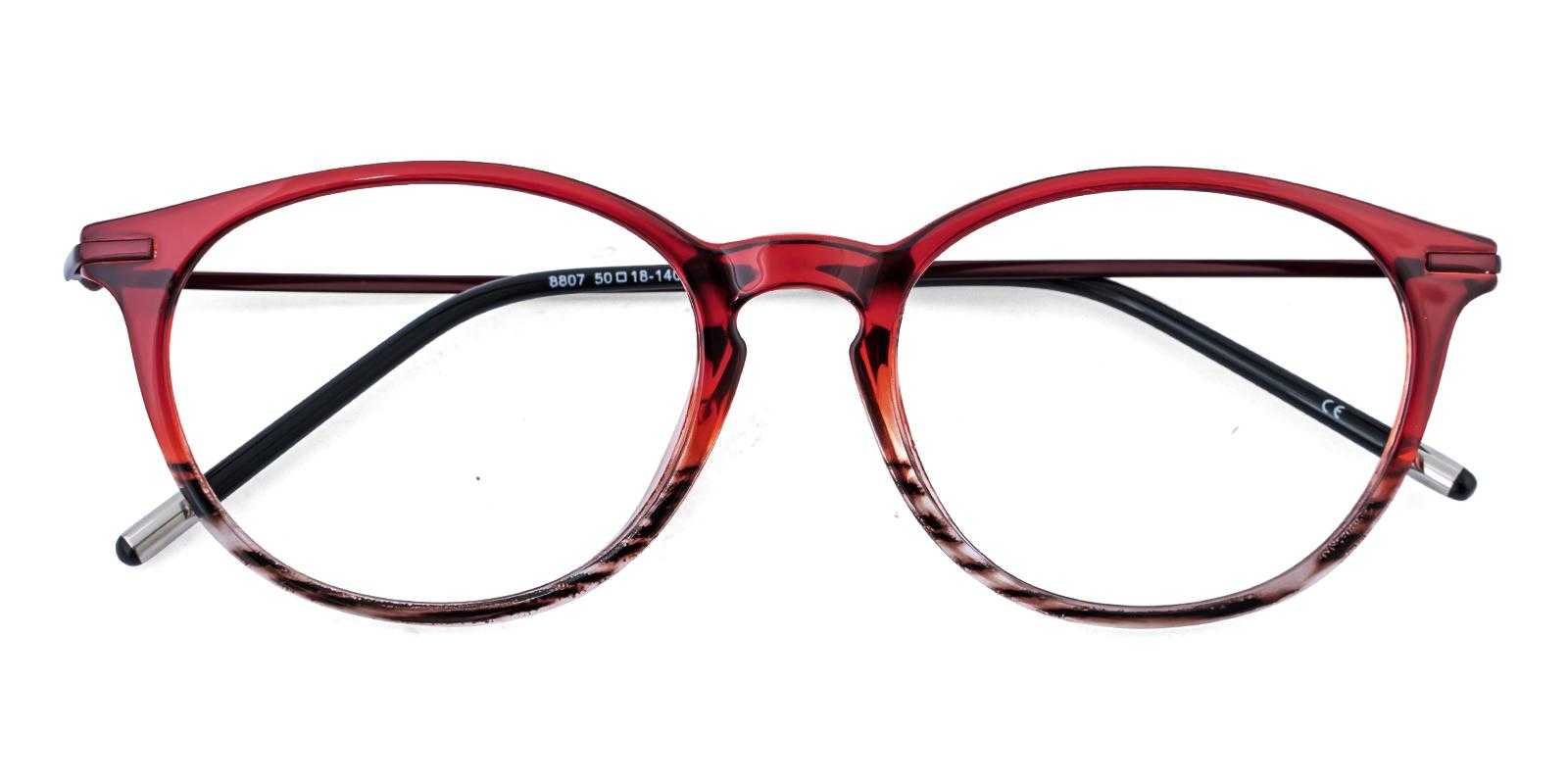 Yessia Red TR Eyeglasses , UniversalBridgeFit , Lightweight Frames from ABBE Glasses