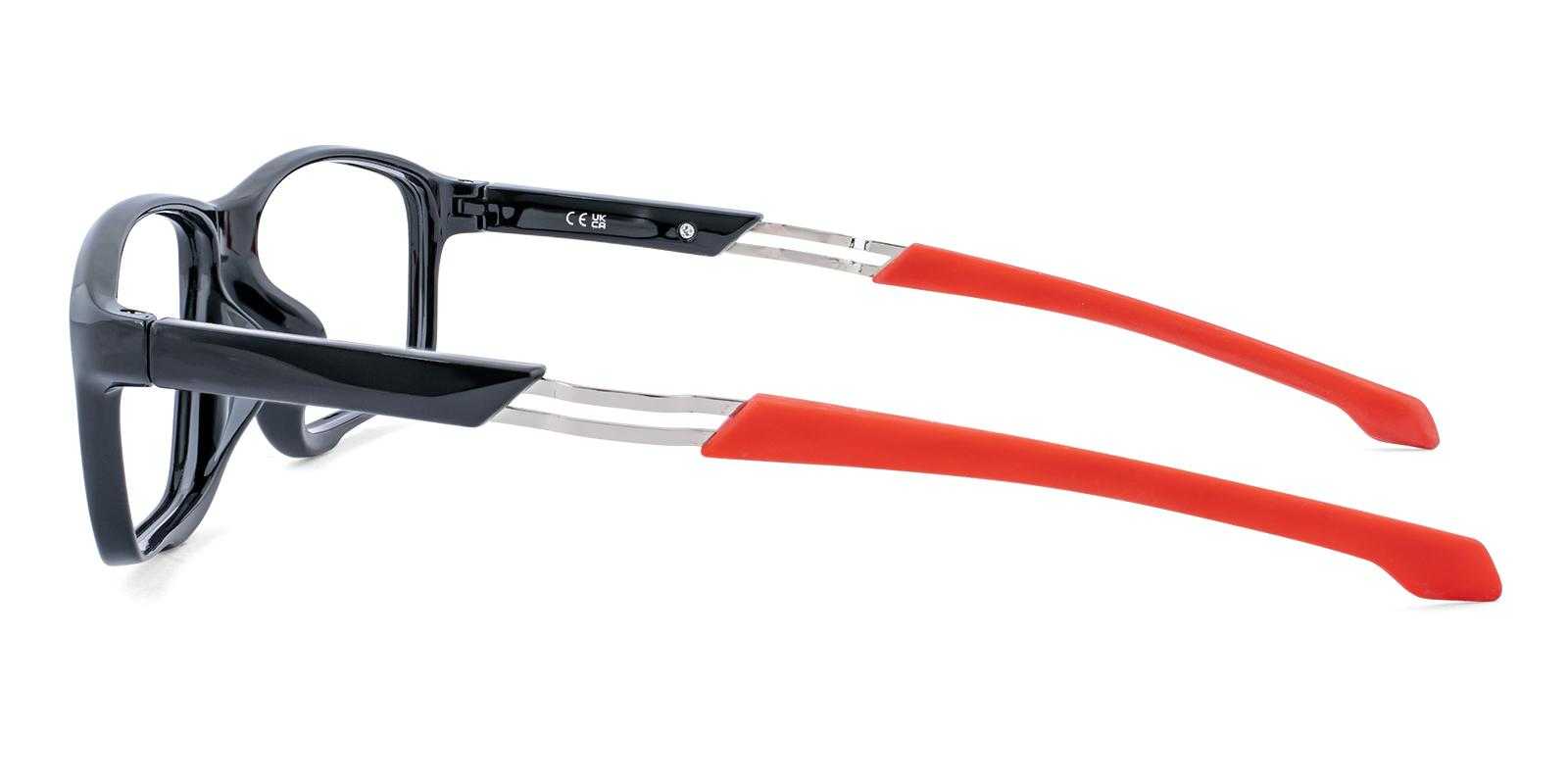 Europa Black TR Eyeglasses , SportsGlasses , UniversalBridgeFit Frames from ABBE Glasses