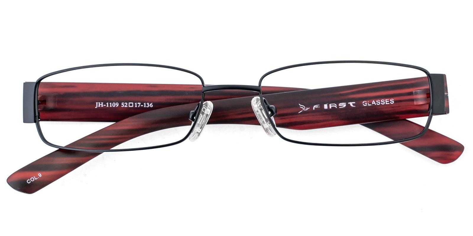 Astorisa Black Metal , TR Eyeglasses , Lightweight , NosePads Frames from ABBE Glasses