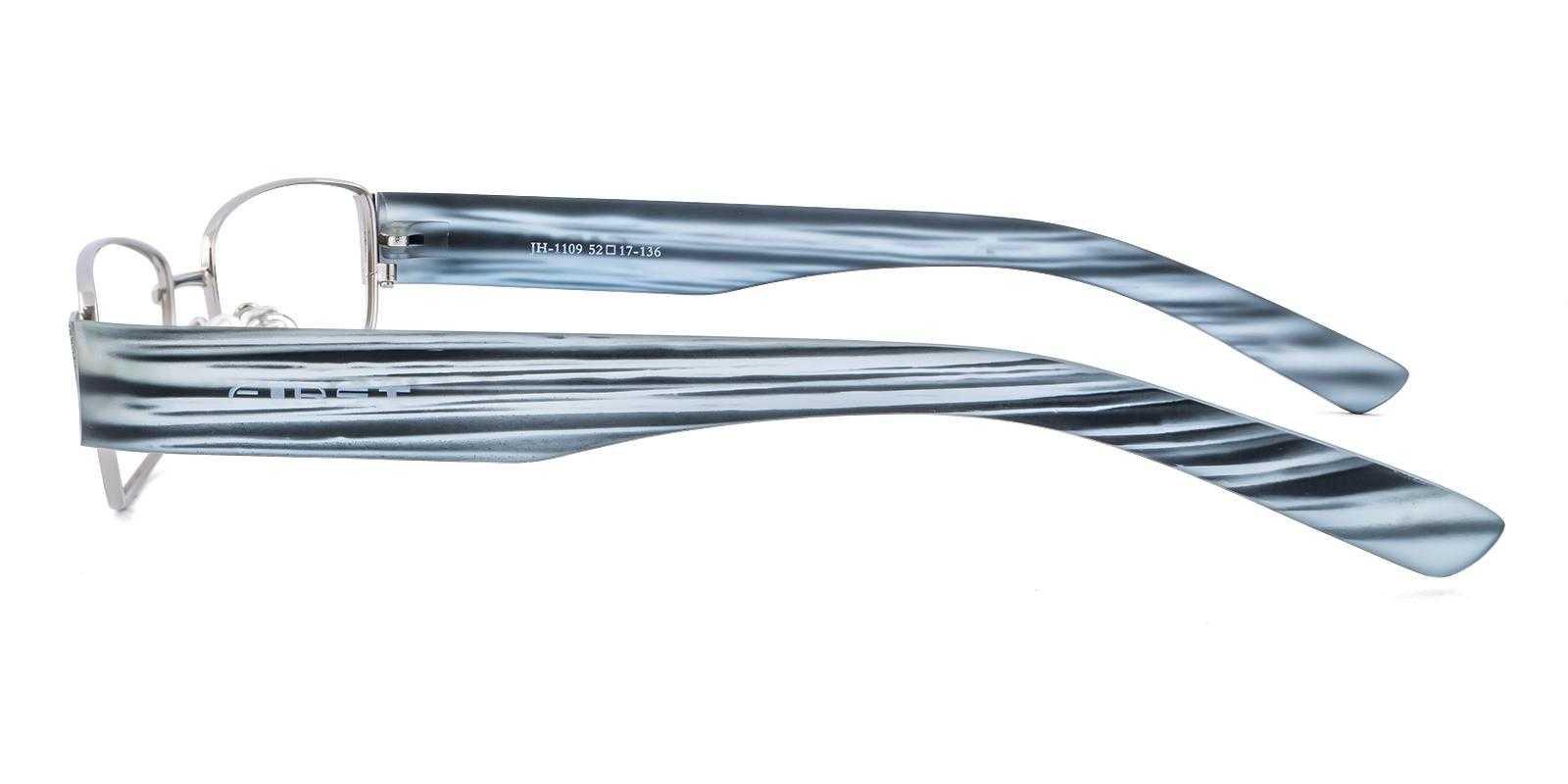 Astorisa Silver Metal , TR Eyeglasses , Lightweight , NosePads Frames from ABBE Glasses