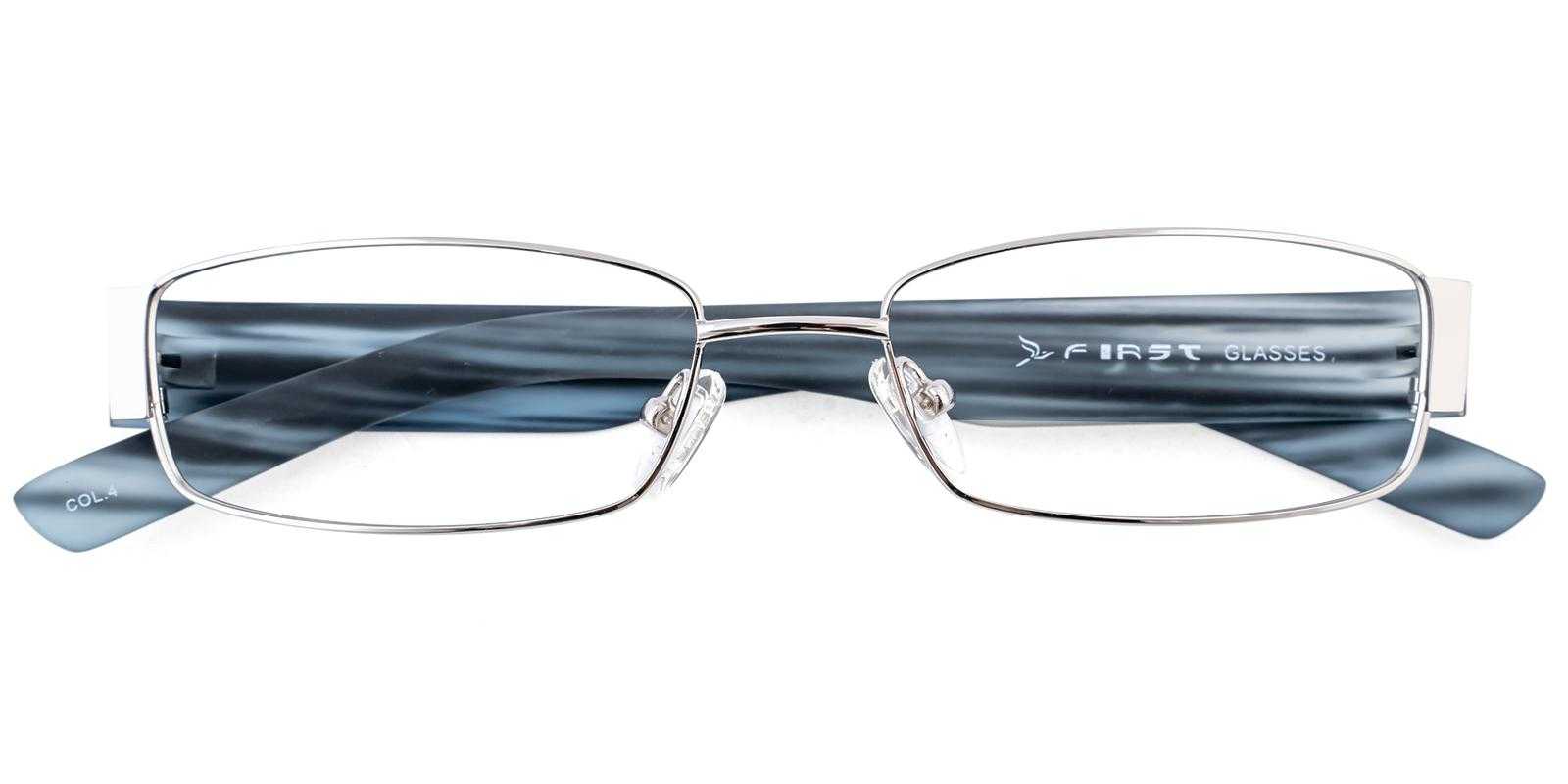Astorisa Silver Metal , TR Eyeglasses , Lightweight , NosePads Frames from ABBE Glasses
