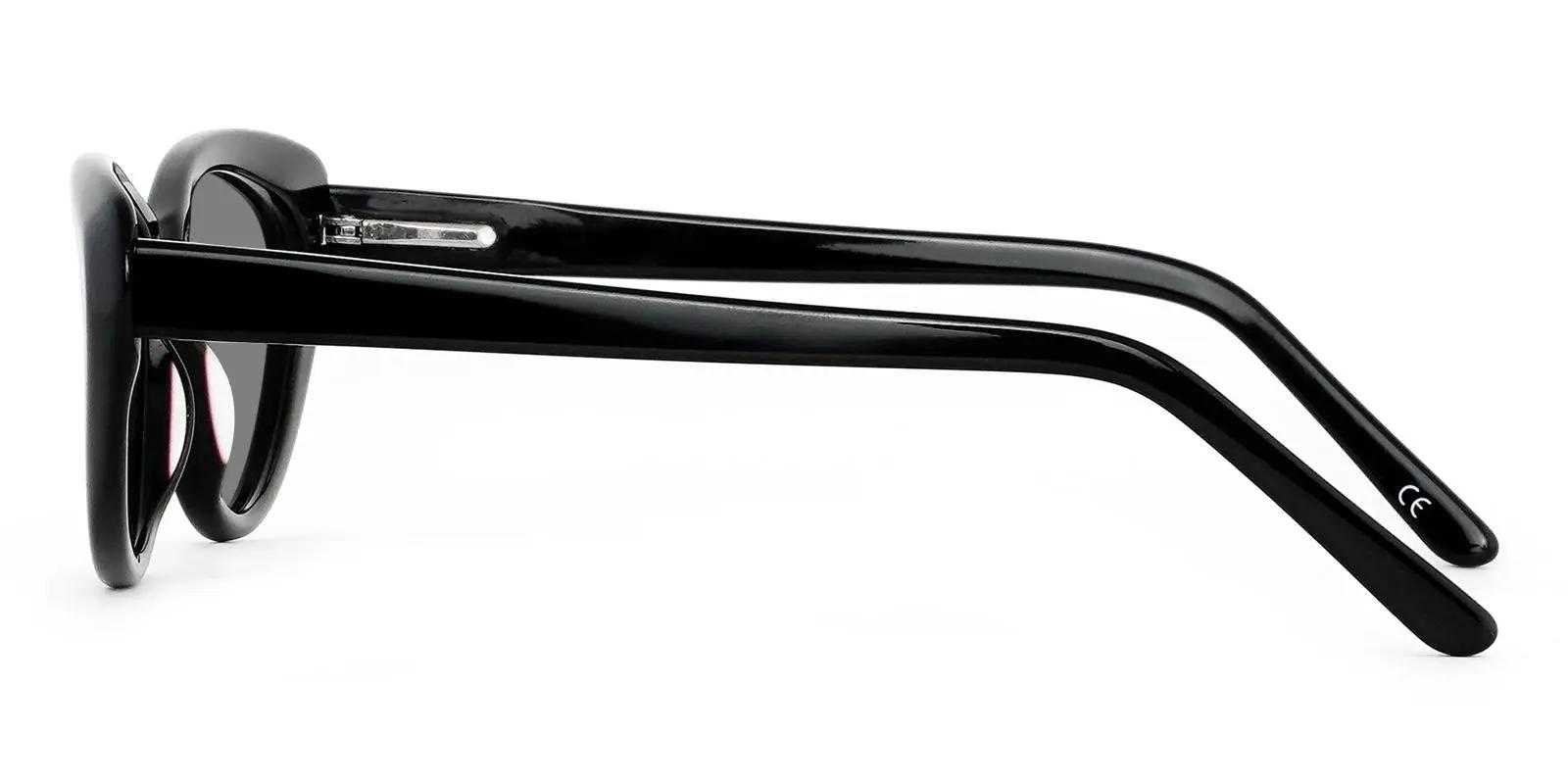 Olivia Rodrigo Glasses Black Acetate SpringHinges , Sunglasses , UniversalBridgeFit Frames from ABBE Glasses