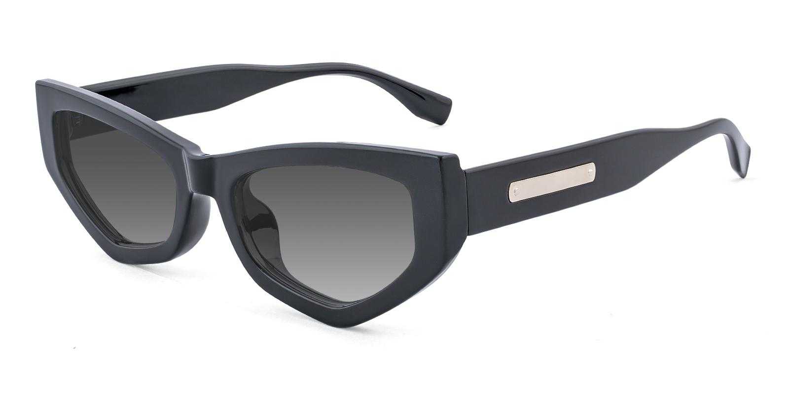 Beyoncé Glasses Black Acetate Sunglasses , UniversalBridgeFit Frames from ABBE Glasses