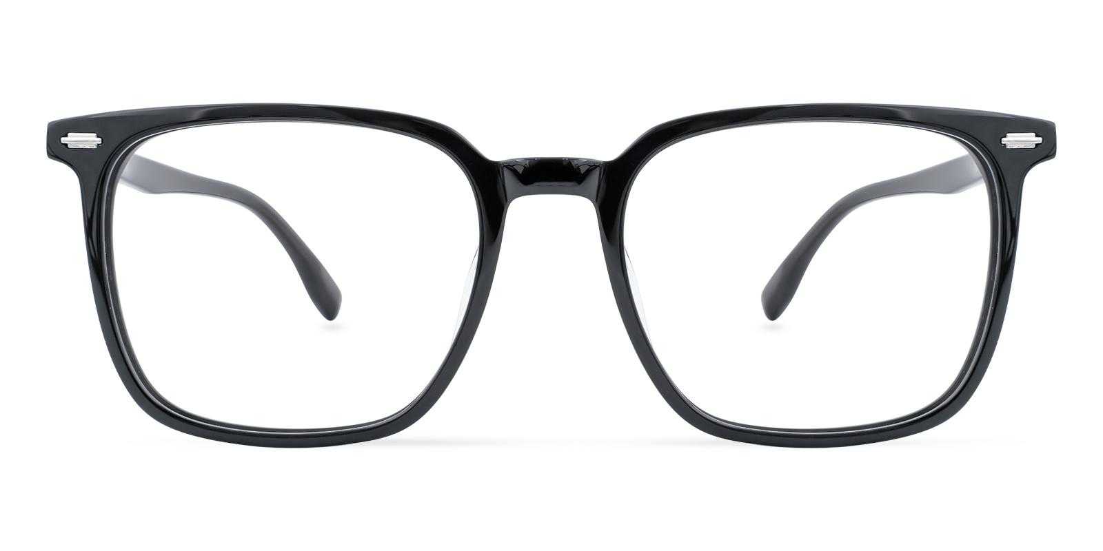 Moira Black Acetate Eyeglasses , UniversalBridgeFit Frames from ABBE Glasses