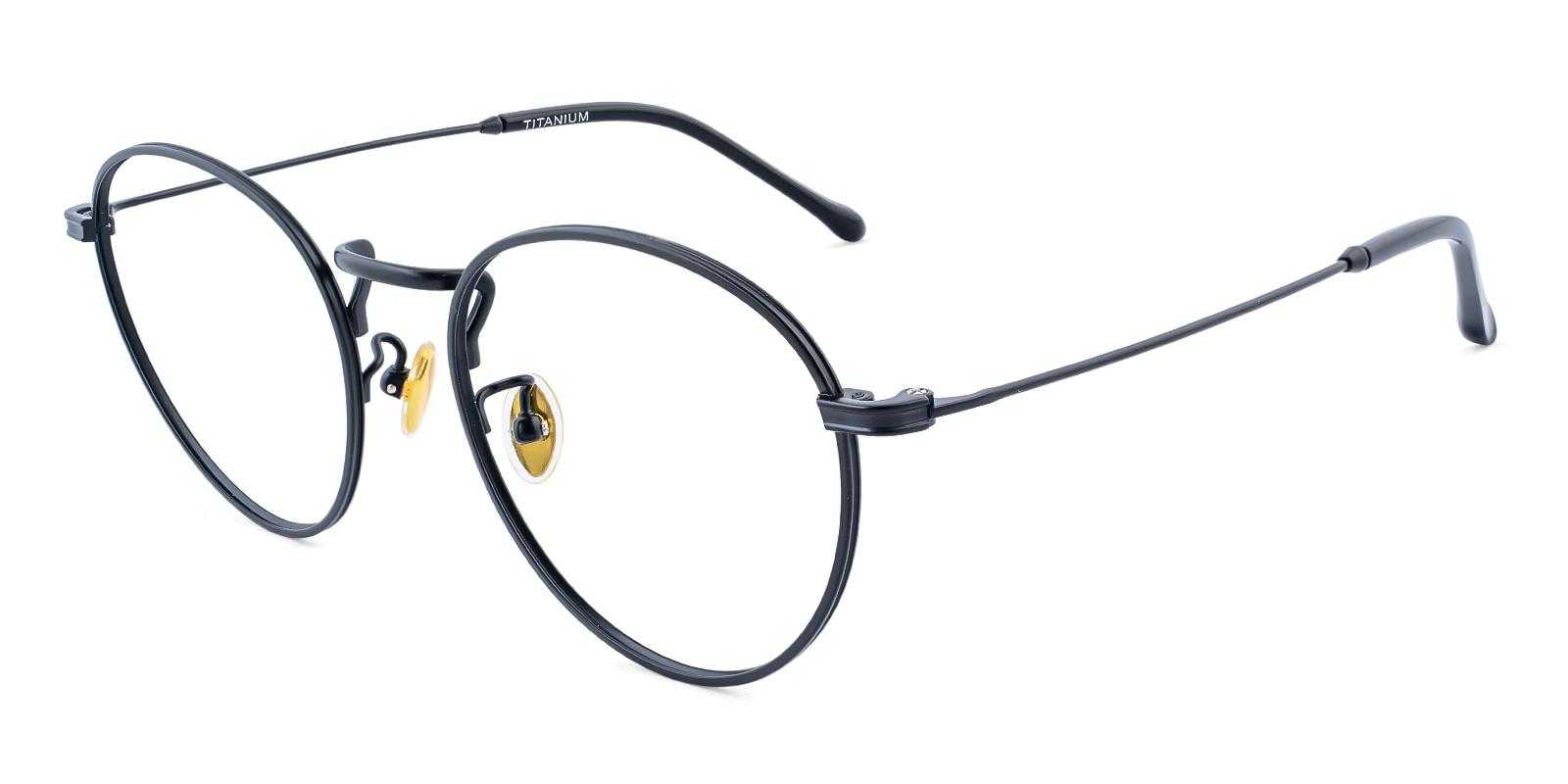 Haiku Black Titanium Eyeglasses , Lightweight , NosePads Frames from ABBE Glasses