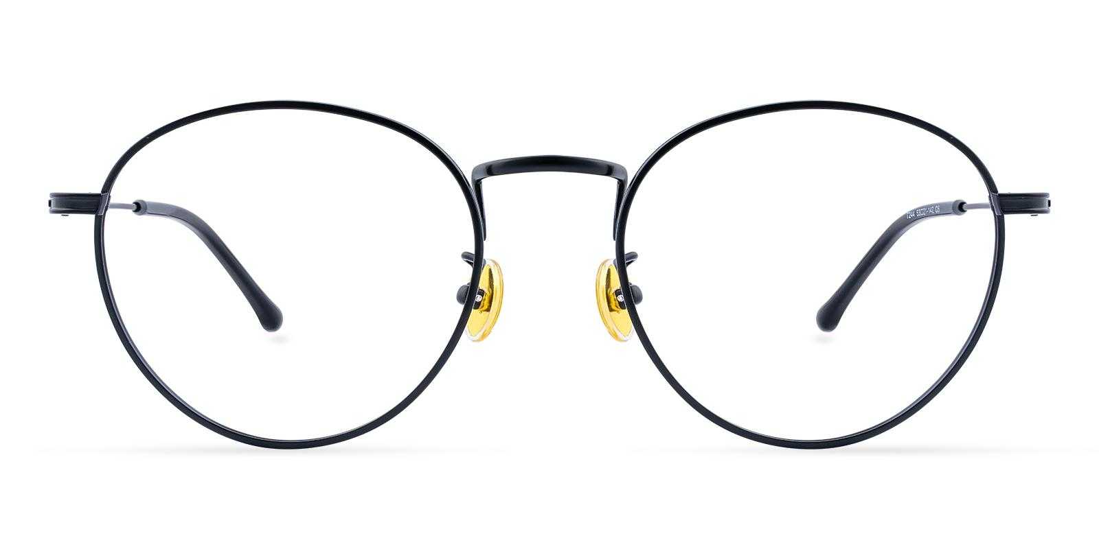 Haiku Black Titanium Eyeglasses , Lightweight , NosePads Frames from ABBE Glasses