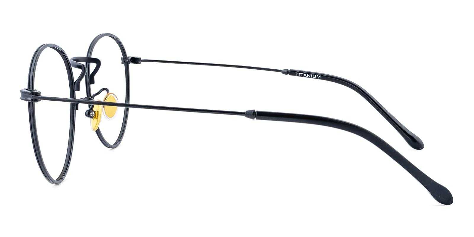 Haiku Black Titanium Eyeglasses , Lightweight , NosePads Frames from ABBE Glasses
