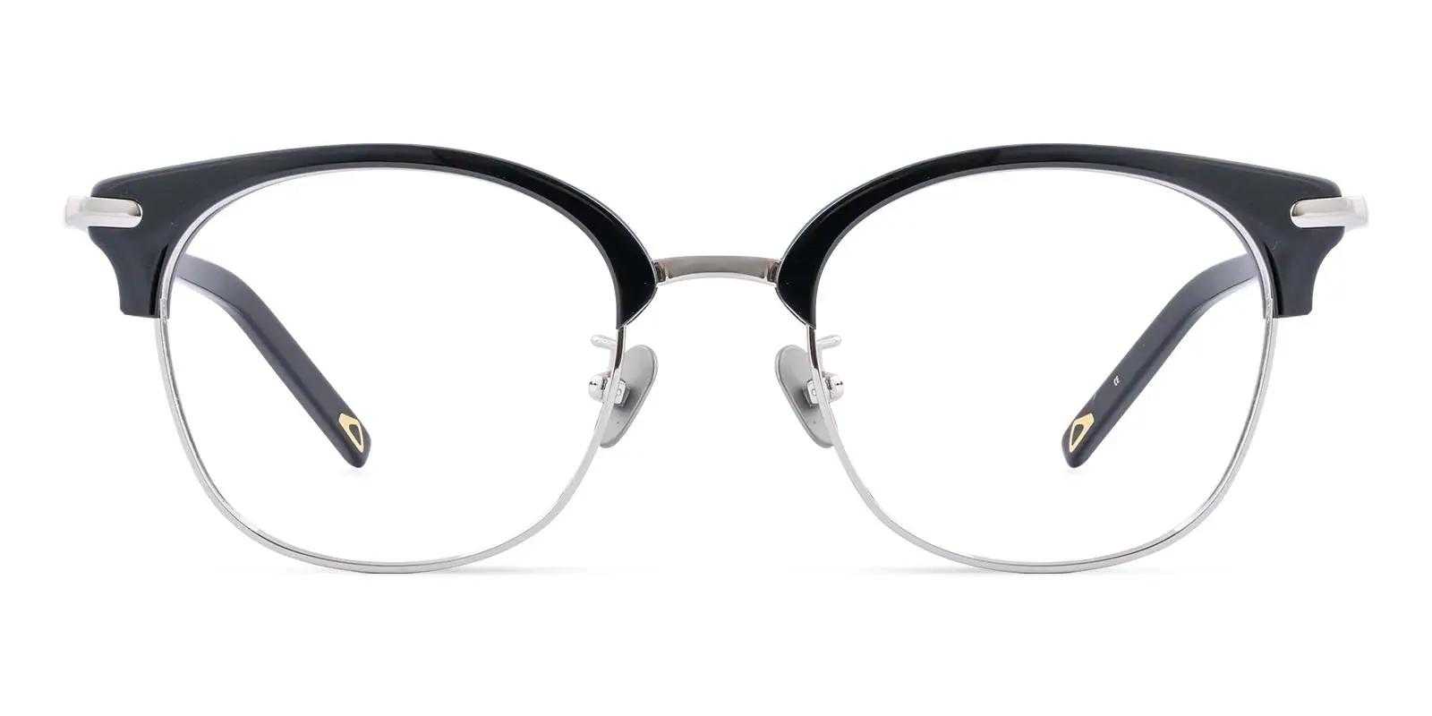 Timothée Chalamet glasses Black Acetate Eyeglasses , NosePads Frames from ABBE Glasses