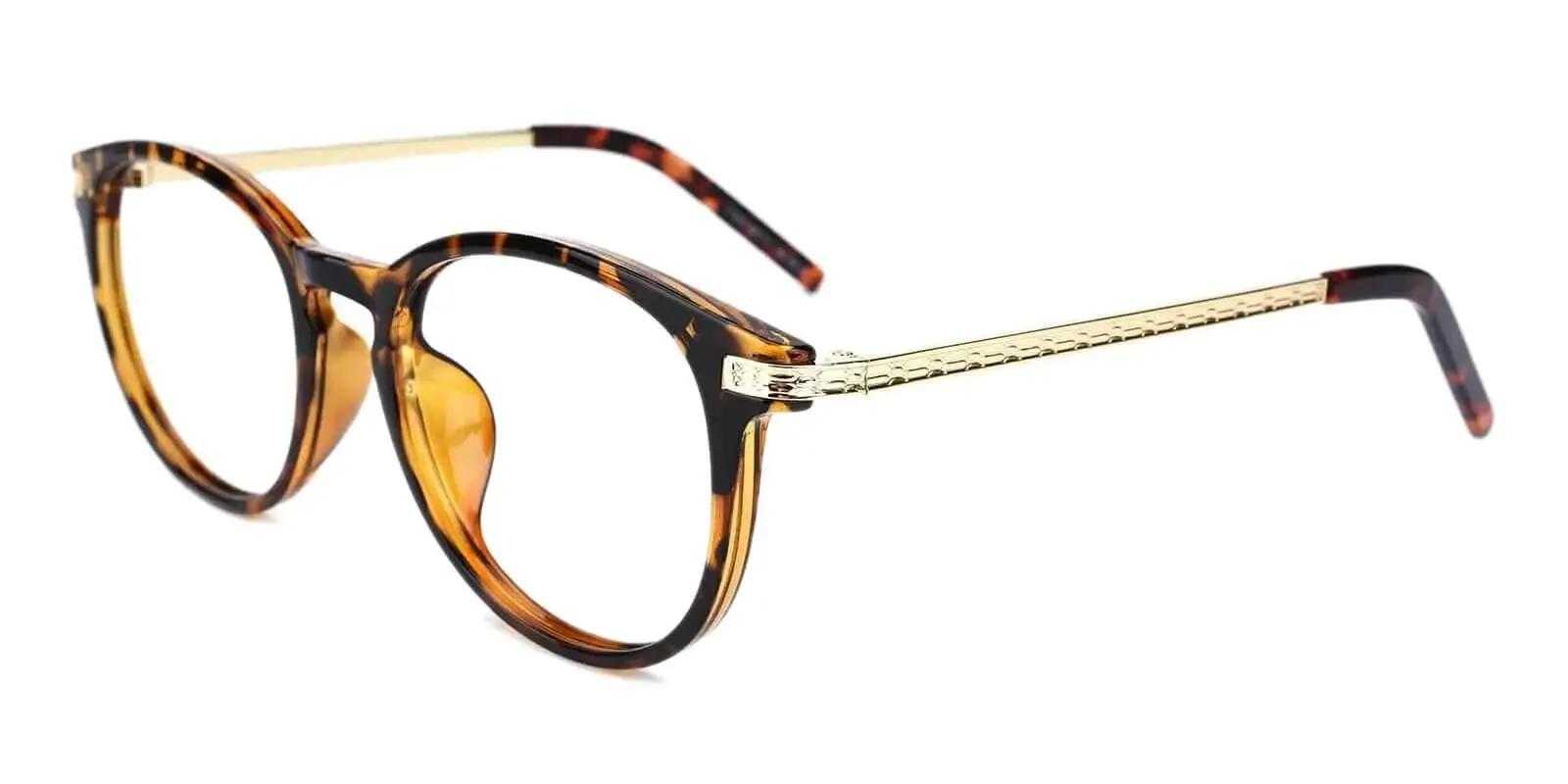 Jacob Elordi glasses Tortoise Combination Eyeglasses , UniversalBridgeFit Frames from ABBE Glasses
