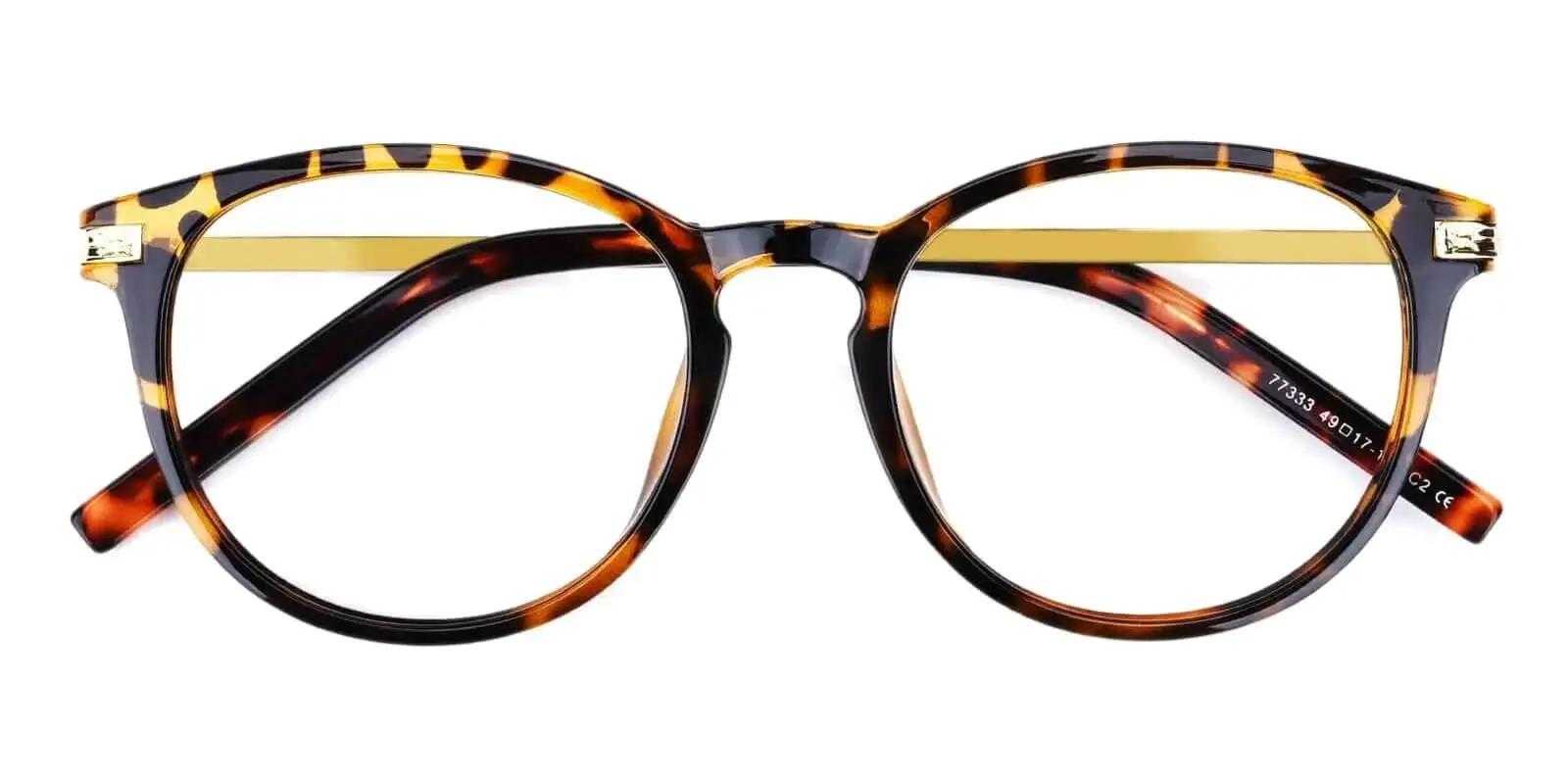 Jacob Elordi glasses Tortoise Combination Eyeglasses , UniversalBridgeFit Frames from ABBE Glasses