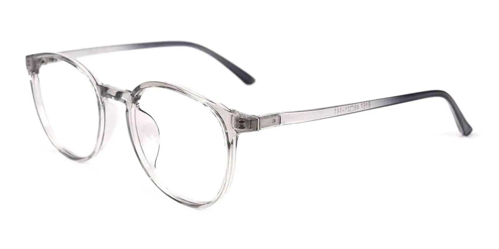 Charli D Amelio glasses Gray TR Eyeglasses , UniversalBridgeFit , Lightweight Frames from ABBE Glasses