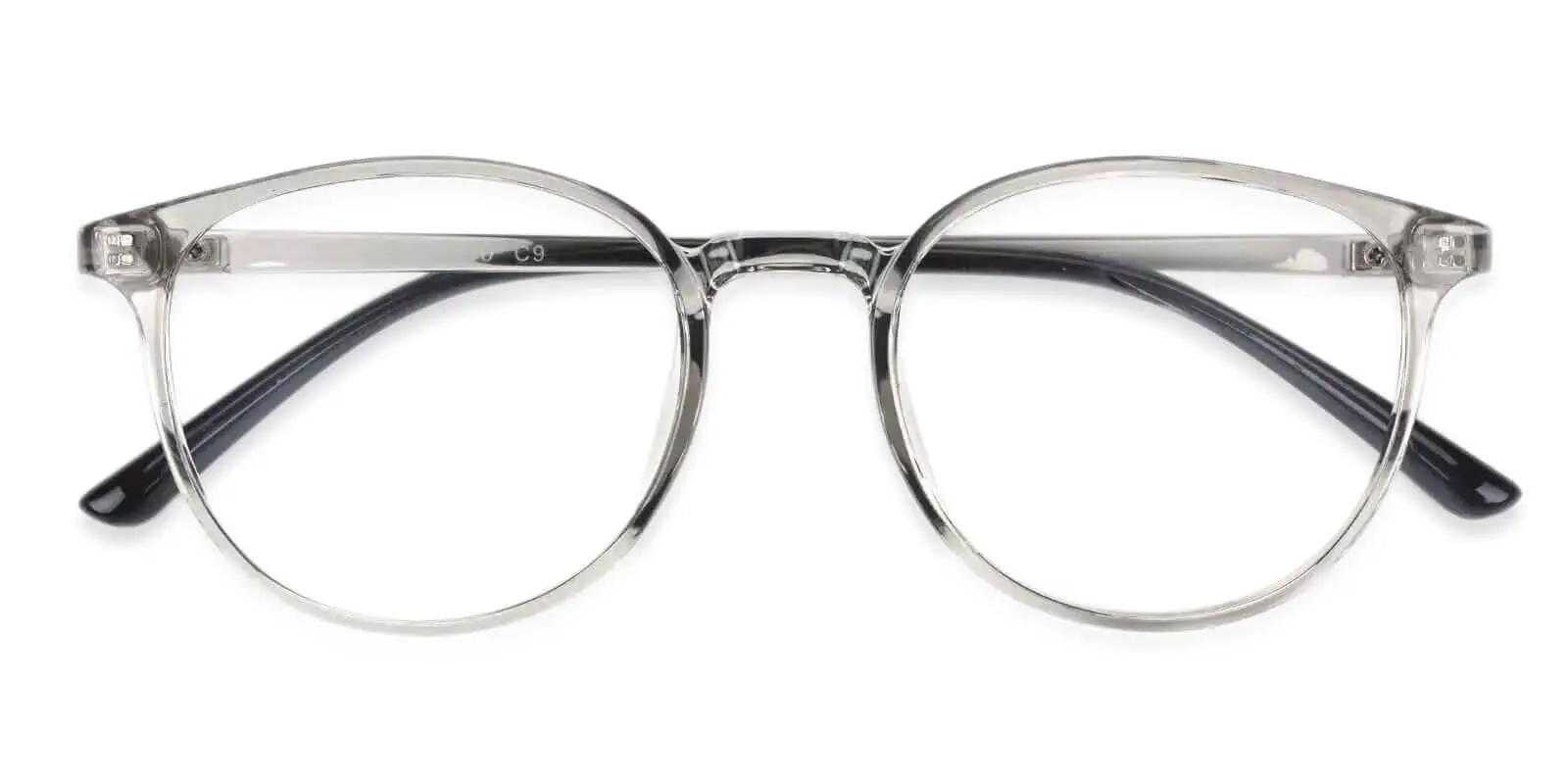 Charli D Amelio glasses Gray TR Eyeglasses , UniversalBridgeFit , Lightweight Frames from ABBE Glasses