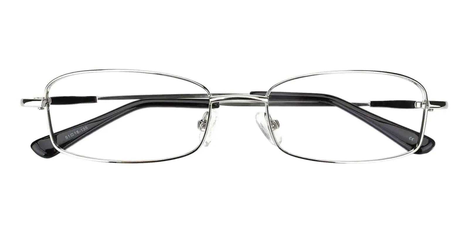 Alix Earle glasses Silver Metal Eyeglasses , NosePads Frames from ABBE Glasses