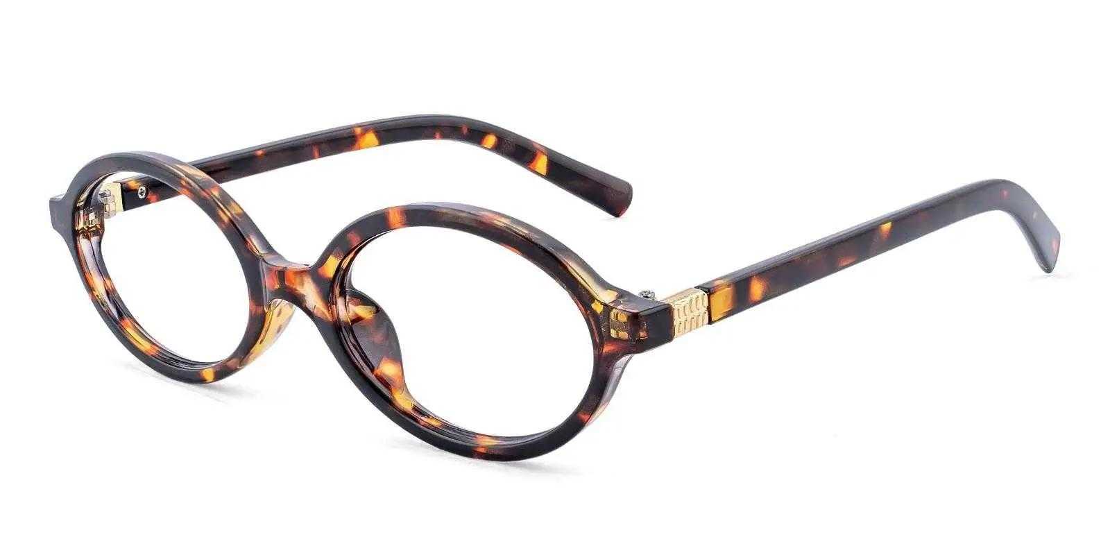 Emma Chamberlain glasses Tortoise Acetate Eyeglasses , UniversalBridgeFit Frames from ABBE Glasses