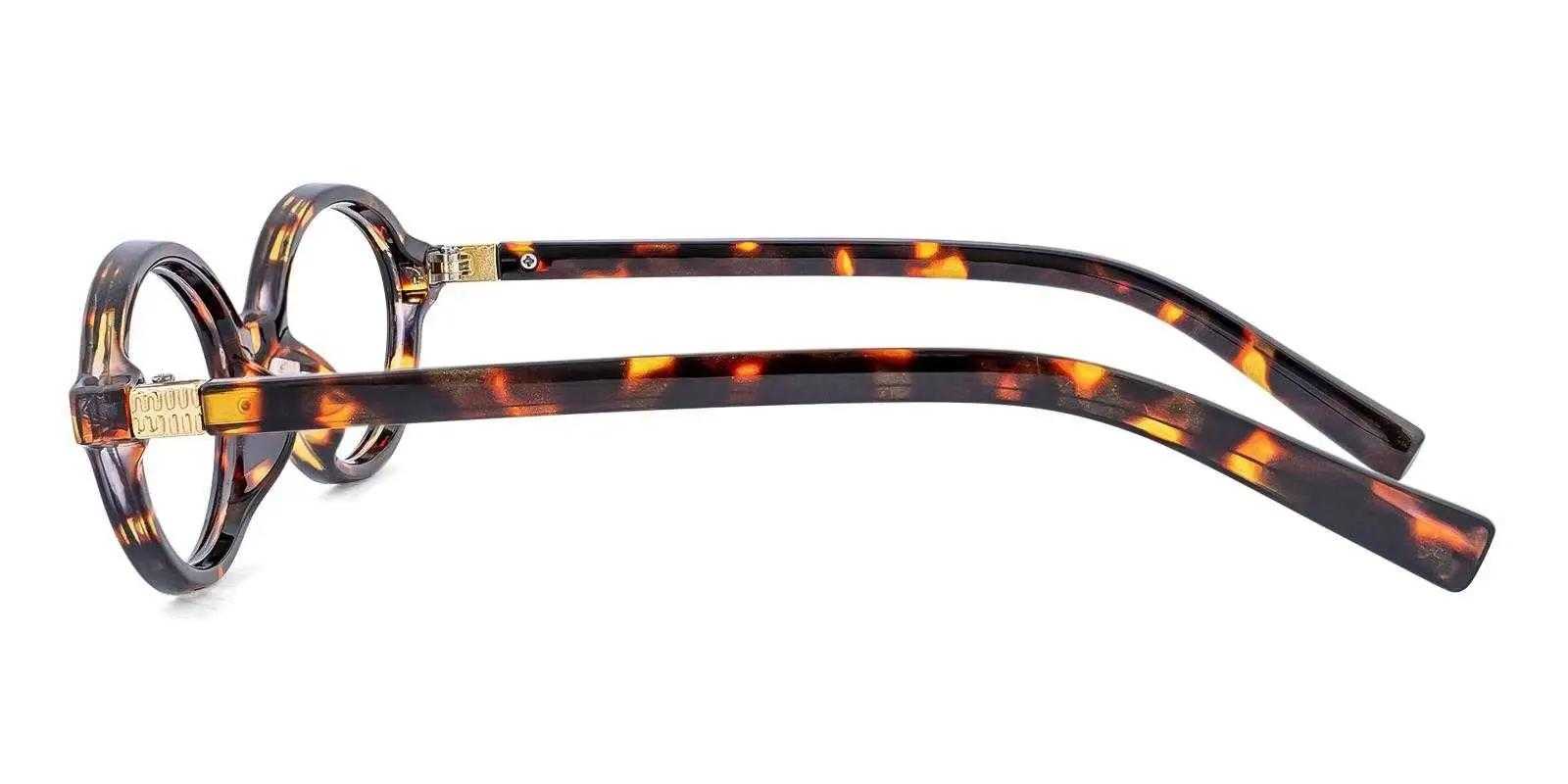 Emma Chamberlain glasses Tortoise Acetate Eyeglasses , UniversalBridgeFit Frames from ABBE Glasses