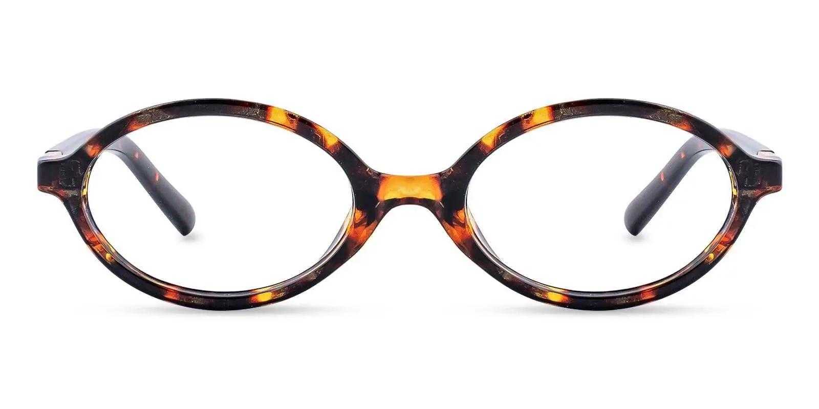 Emma Chamberlain glasses Tortoise Acetate Eyeglasses , UniversalBridgeFit Frames from ABBE Glasses