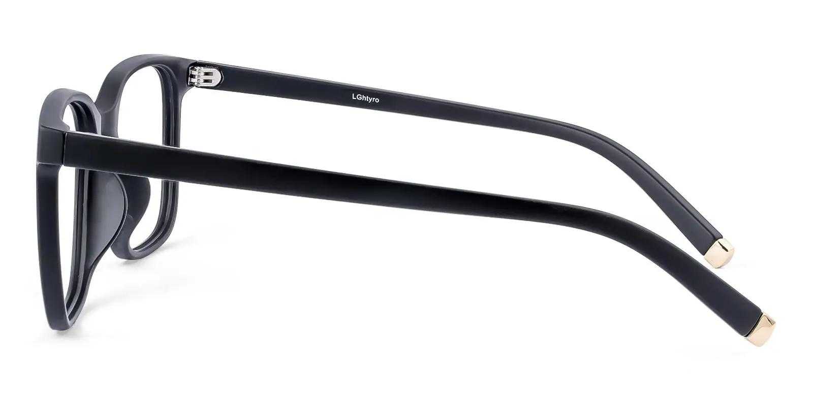 Addison Rae glasses Matte-black TR Eyeglasses , UniversalBridgeFit Frames from ABBE Glasses