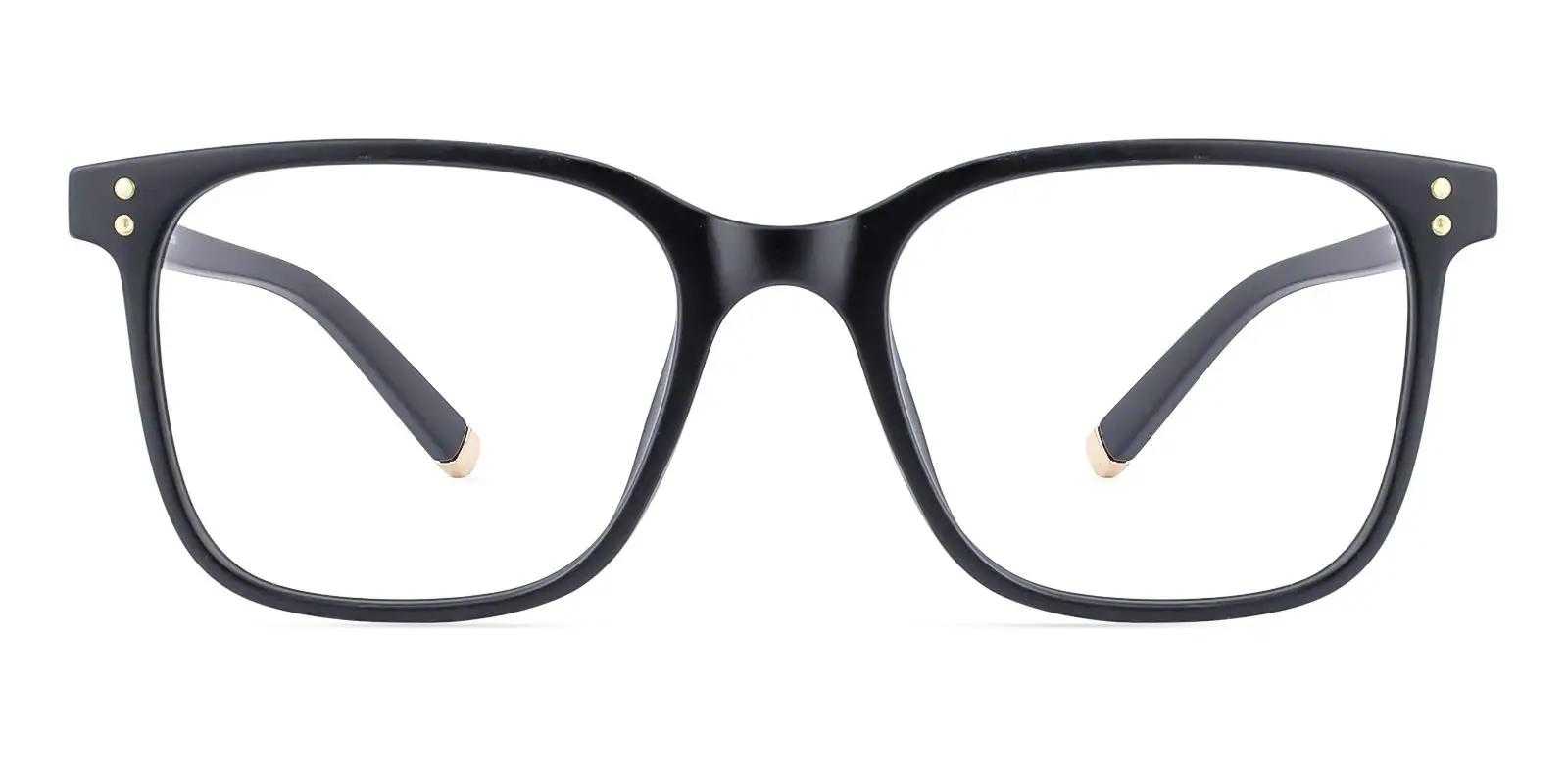 Addison Rae glasses Matte-black TR Eyeglasses , UniversalBridgeFit Frames from ABBE Glasses