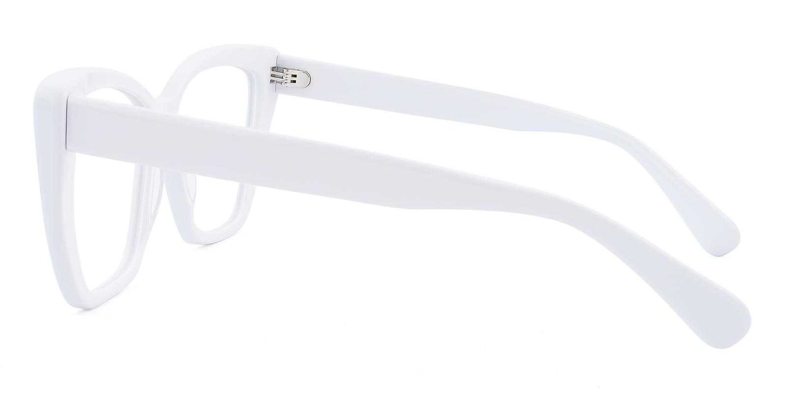 Soar White Acetate Eyeglasses , UniversalBridgeFit Frames from ABBE Glasses