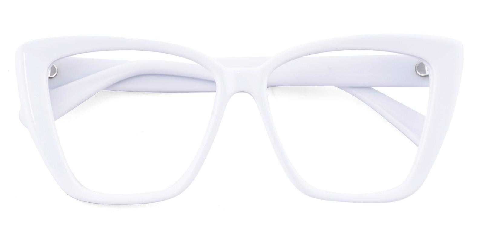 Soar White Acetate Eyeglasses , UniversalBridgeFit Frames from ABBE Glasses