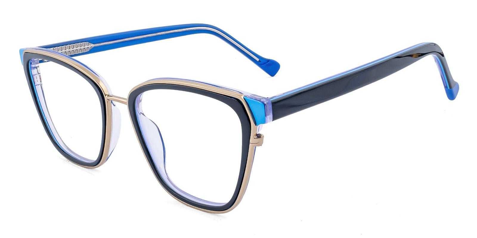 Argil Blue Acetate Eyeglasses , UniversalBridgeFit Frames from ABBE Glasses