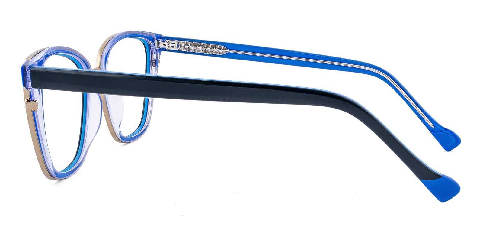 Argil Blue Acetate Eyeglasses , UniversalBridgeFit Frames from ABBE Glasses