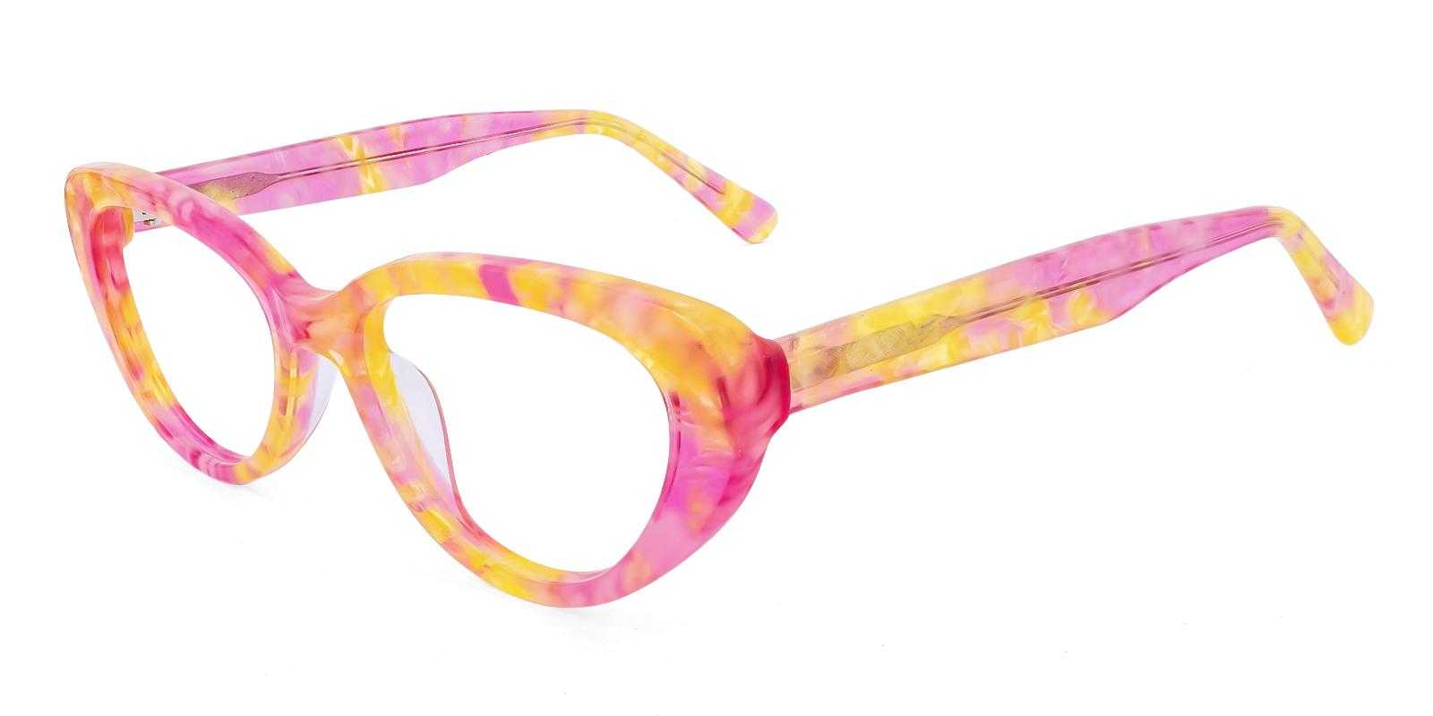Effect Pink Acetate Eyeglasses , UniversalBridgeFit Frames from ABBE Glasses