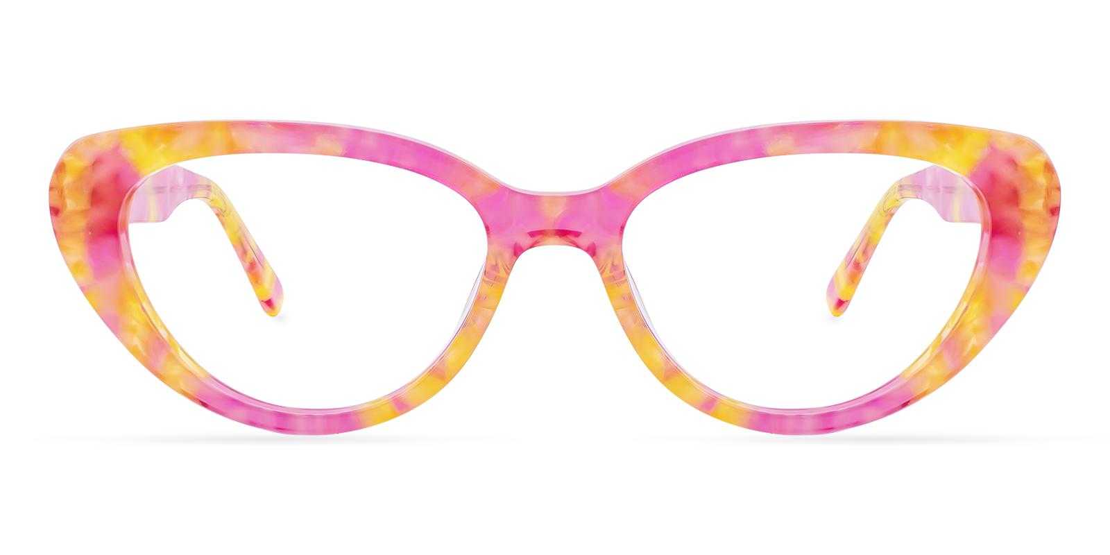 Effect Pink Acetate Eyeglasses , UniversalBridgeFit Frames from ABBE Glasses