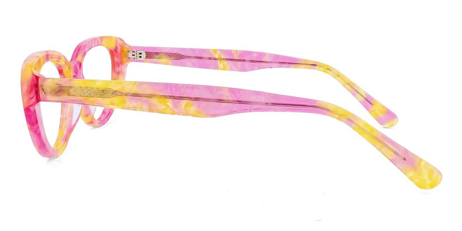 Effect Pink Acetate Eyeglasses , UniversalBridgeFit Frames from ABBE Glasses