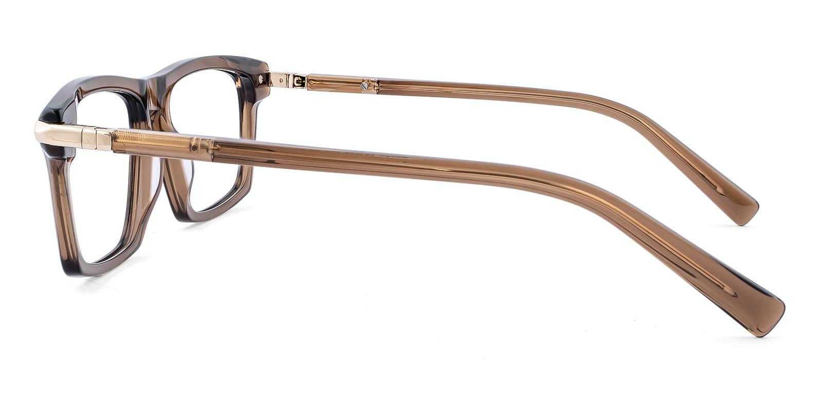 Trenton Brown Acetate Eyeglasses , SpringHinges , UniversalBridgeFit Frames from ABBE Glasses