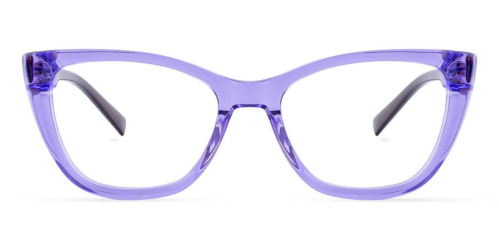 Katia Purple Acetate Eyeglasses , UniversalBridgeFit Frames from ABBE Glasses