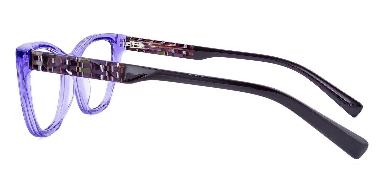 Katia Purple Acetate Eyeglasses , UniversalBridgeFit Frames from ABBE Glasses