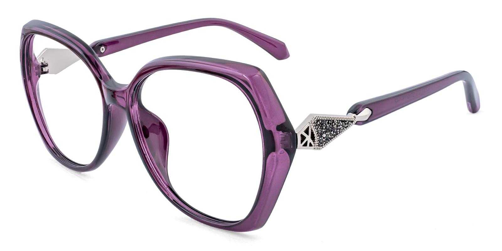 Latitude Purple TR Eyeglasses , UniversalBridgeFit Frames from ABBE Glasses