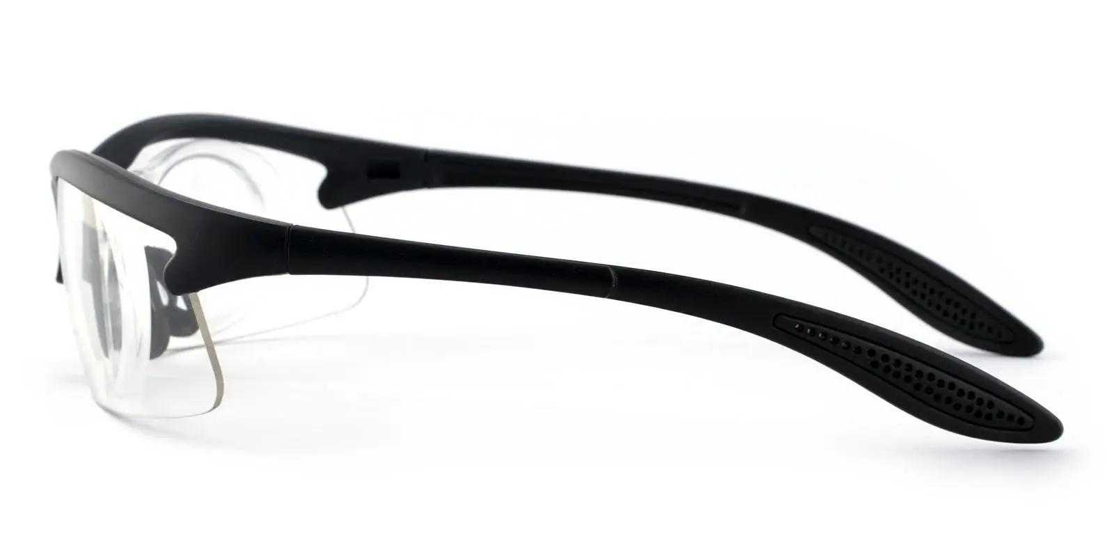 Elon Musk Glasses Black Plastic Eyeglasses , SportsGlasses , UniversalBridgeFit Frames from ABBE Glasses