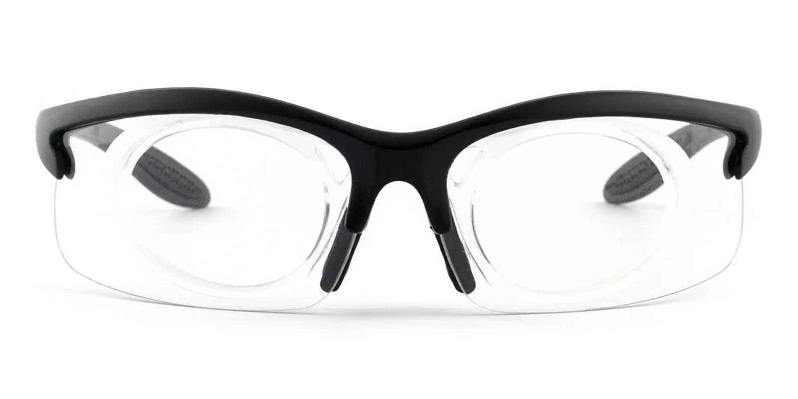 Elon Musk Glasses Black Plastic Eyeglasses , SportsGlasses , UniversalBridgeFit Frames from ABBE Glasses