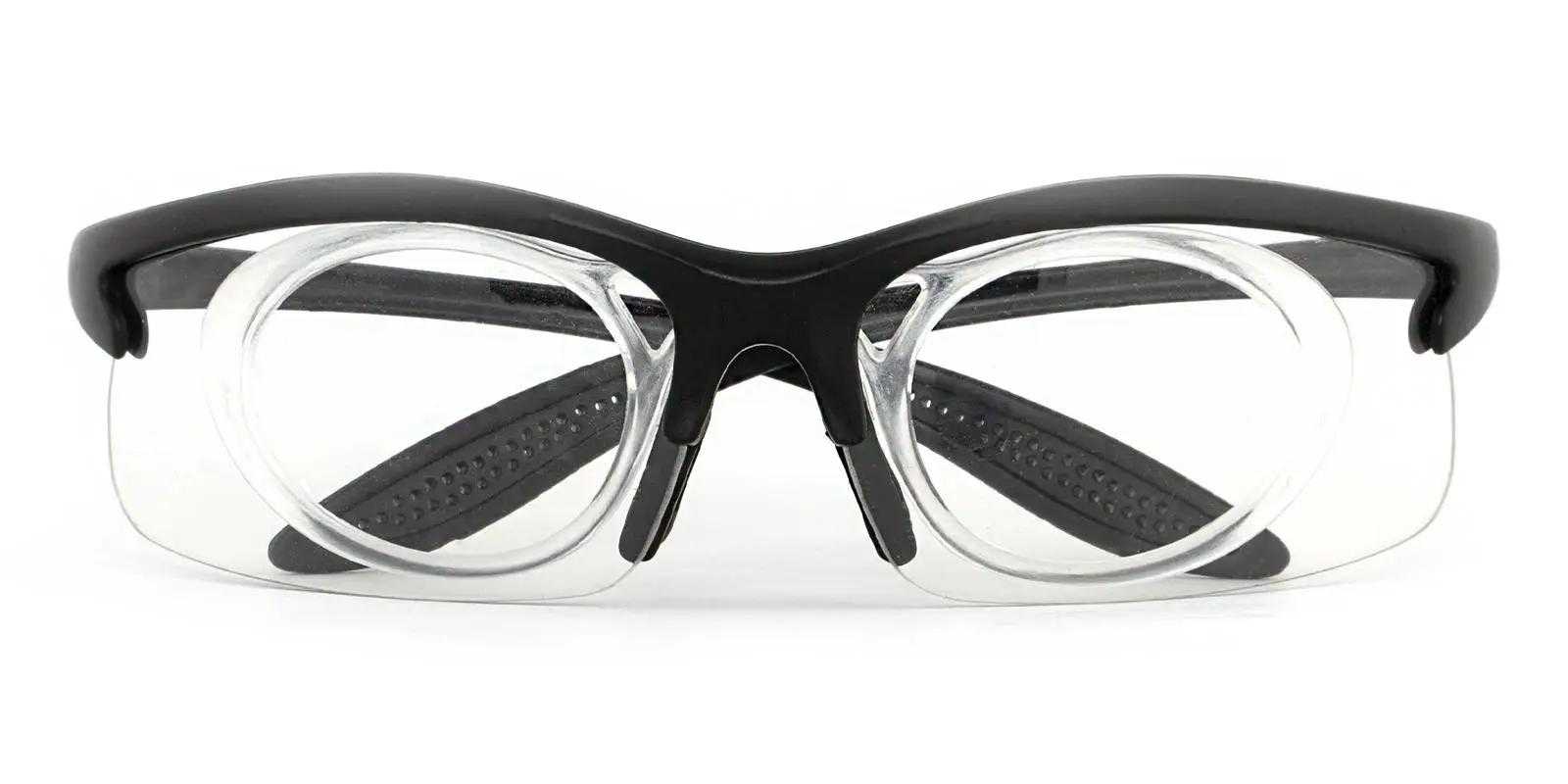Elon Musk Glasses Black Plastic Eyeglasses , SportsGlasses , UniversalBridgeFit Frames from ABBE Glasses