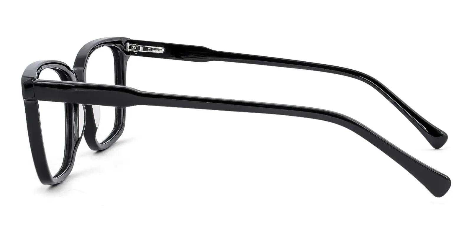 Tim Cook Glasses Black Acetate Eyeglasses , SpringHinges , UniversalBridgeFit Frames from ABBE Glasses