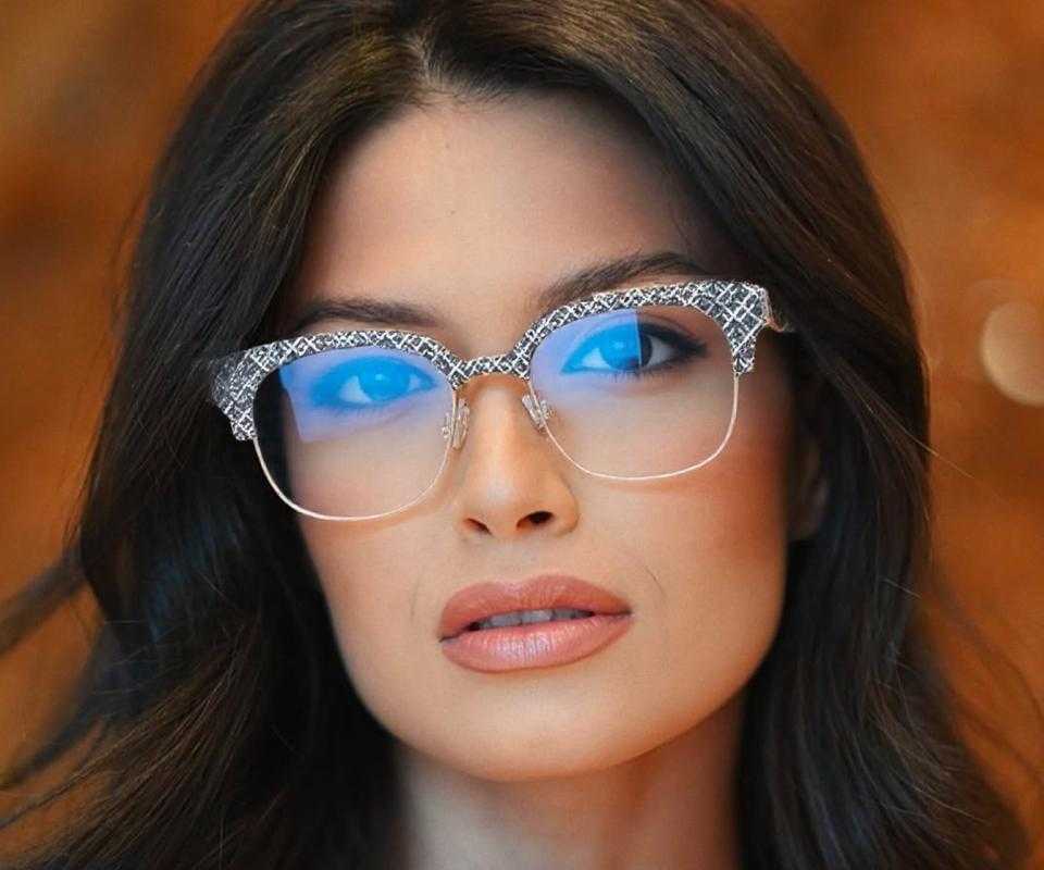 Brick Black Metal , Plastic Eyeglasses , NosePads Frames from ABBE Glasses