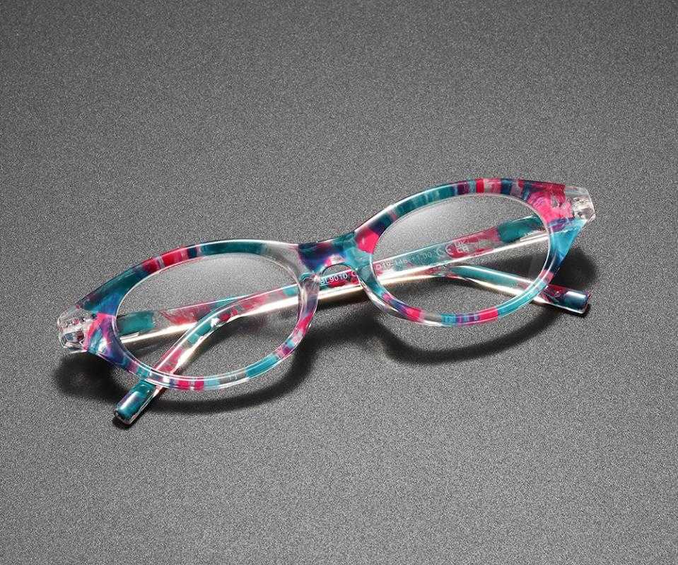 Atlee Blue Plastic Eyeglasses , UniversalBridgeFit Frames from ABBE Glasses