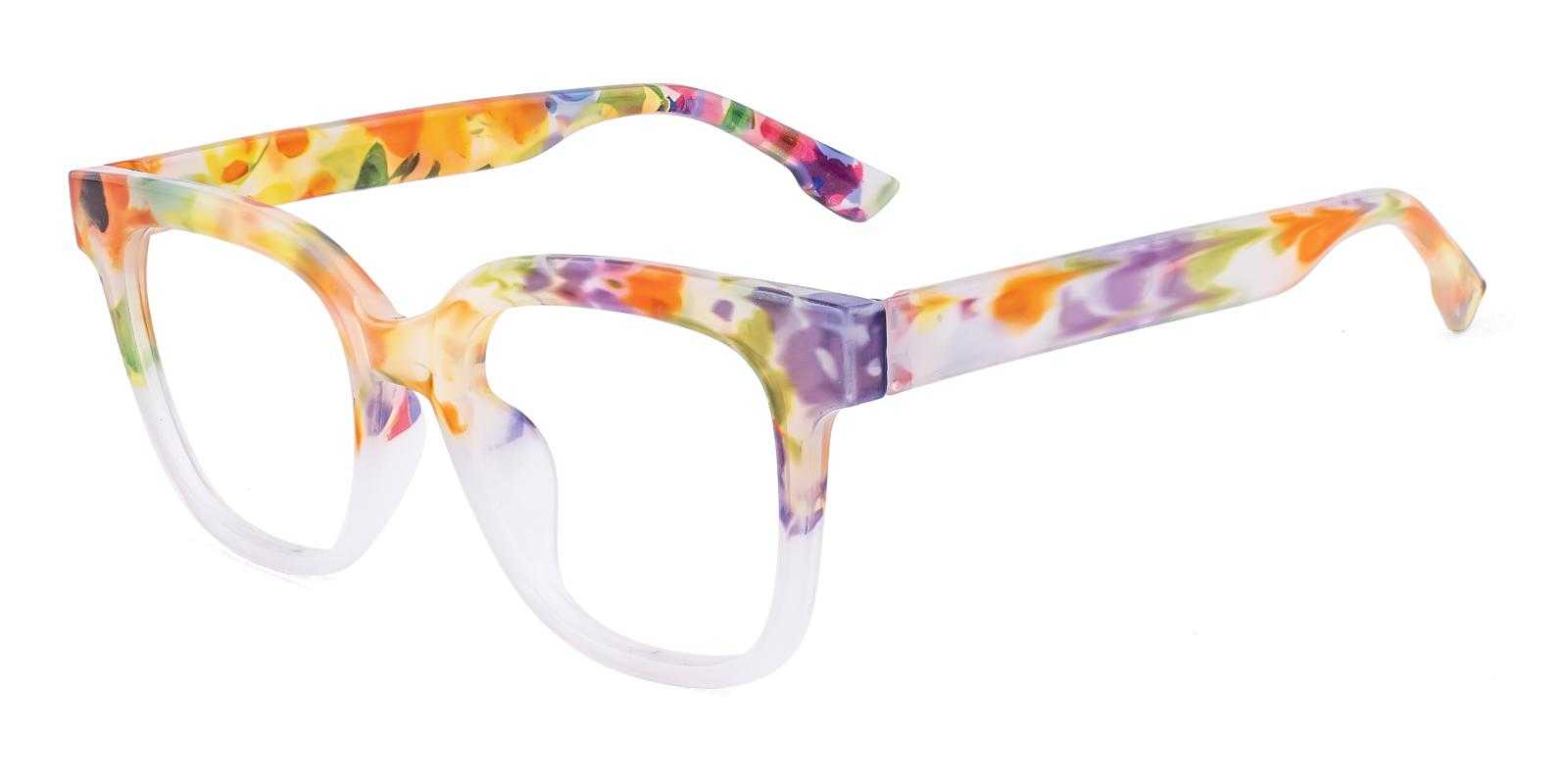 Lior Orange Acetate Eyeglasses , UniversalBridgeFit Frames from ABBE Glasses