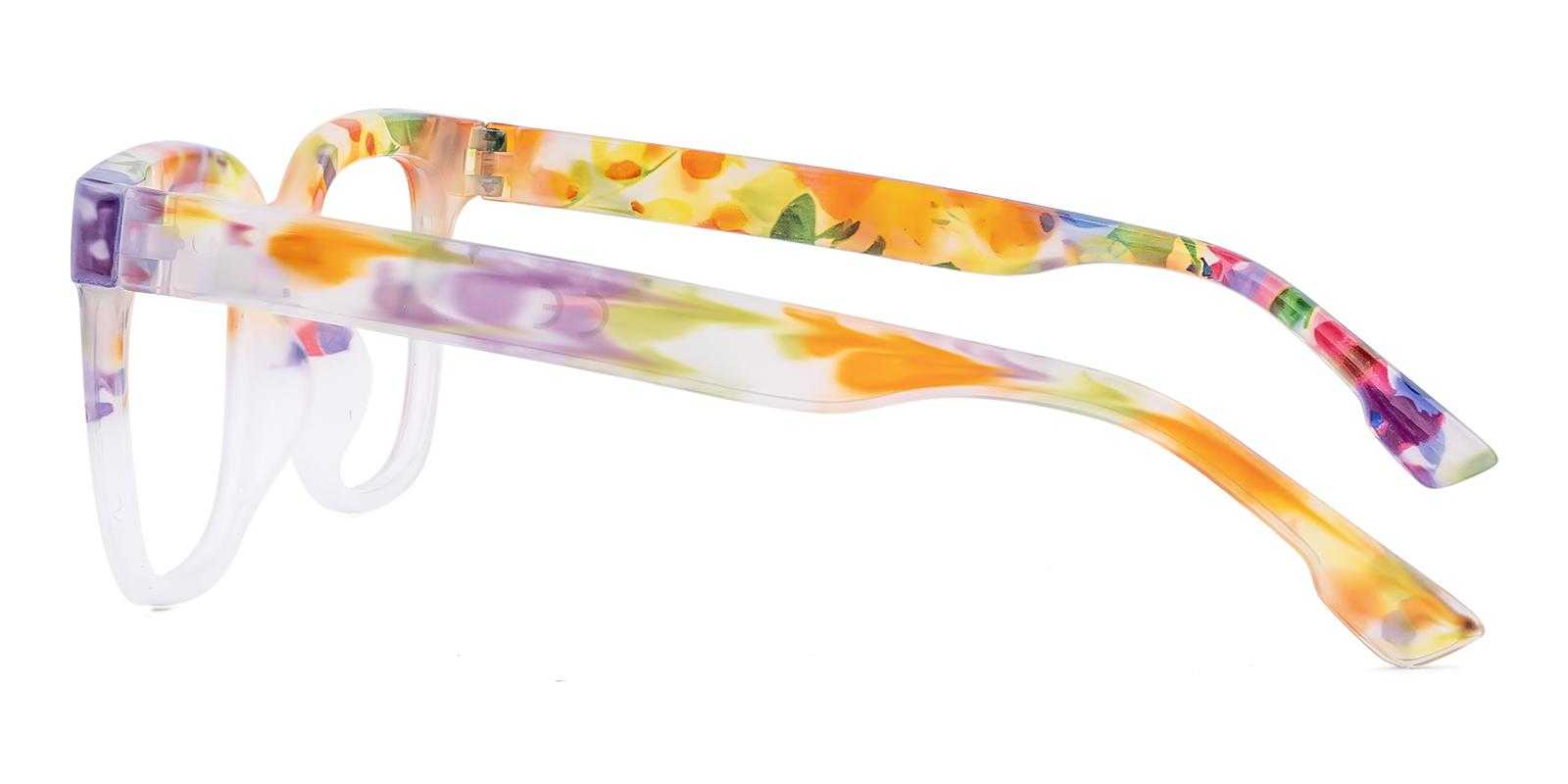 Lior Orange Acetate Eyeglasses , UniversalBridgeFit Frames from ABBE Glasses