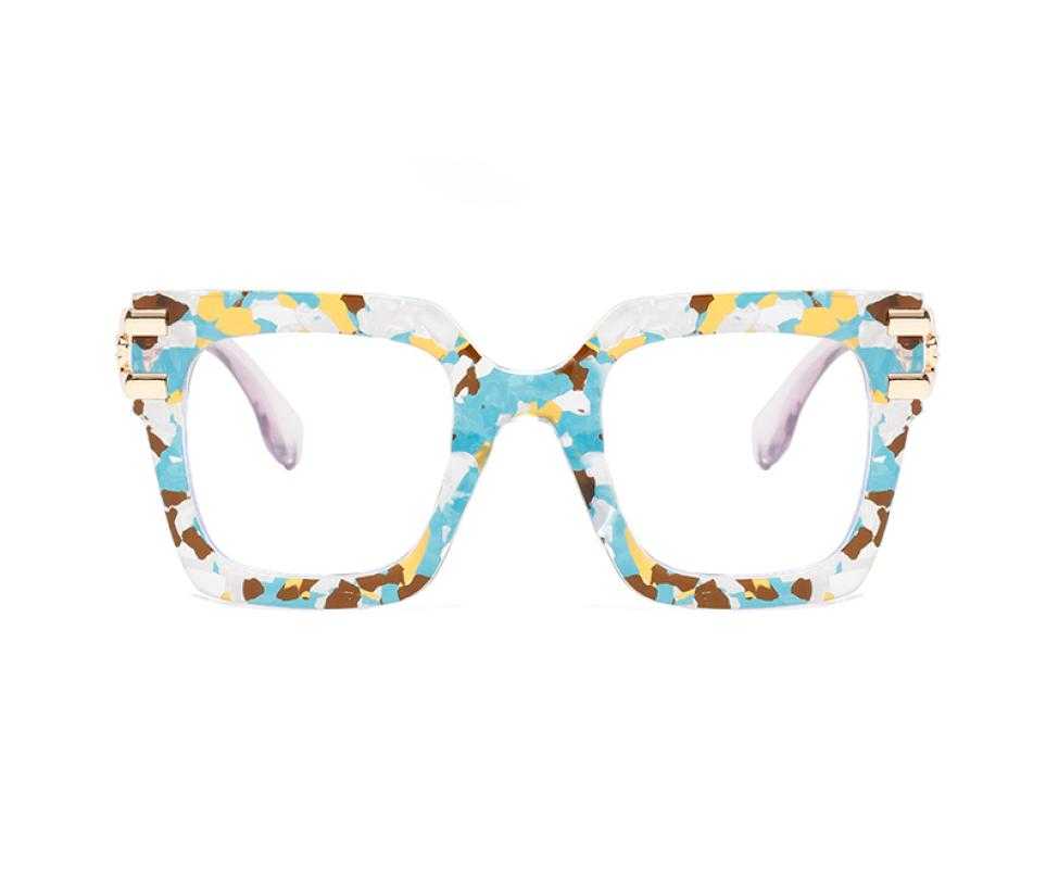Density Blue Acetate Eyeglasses , UniversalBridgeFit Frames from ABBE Glasses
