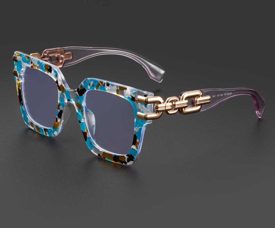 Density Blue Acetate Eyeglasses , UniversalBridgeFit Frames from ABBE Glasses