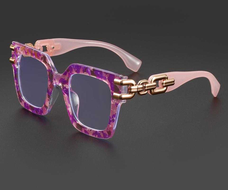 Density Purple Acetate Eyeglasses , UniversalBridgeFit Frames from ABBE Glasses