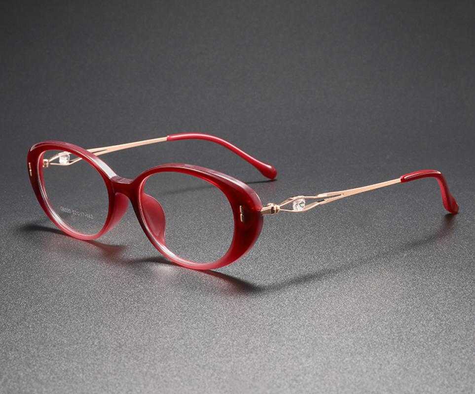 Bryce Red Metal , TR Eyeglasses , UniversalBridgeFit Frames from ABBE Glasses